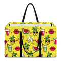 Cartoon Tropical Pattern Print Utility Tote Bag