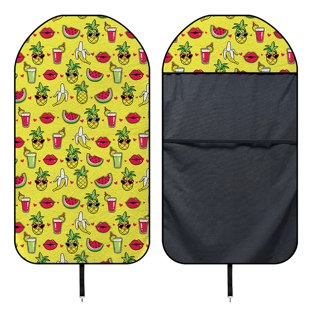 Cartoon Tropical Pattern Print Waterproof Car Seat Cover