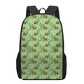 Cartoon Turtle Pattern Print 17 Inch Backpack