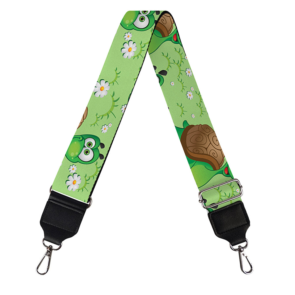 Cartoon Turtle Pattern Print Bag Strap
