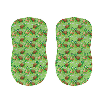 Cartoon Turtle Pattern Print Bar Stool Covers