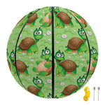 Cartoon Turtle Pattern Print Basketball