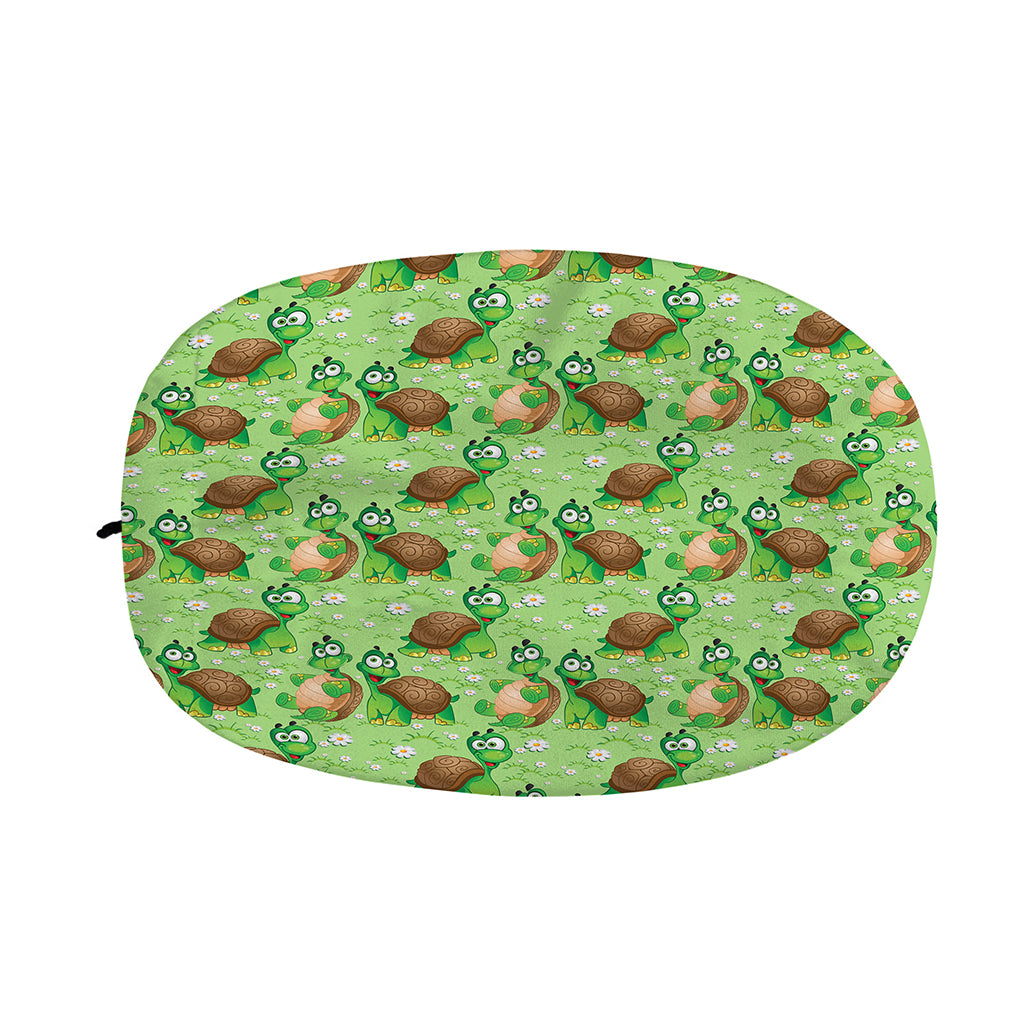 Cartoon Turtle Pattern Print Car Side Mirror Covers