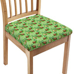 Cartoon Turtle Pattern Print Chair Cushion Cover