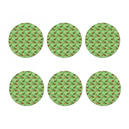 Cartoon Turtle Pattern Print Coaster Set