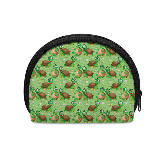 Cartoon Turtle Pattern Print Coin Purse