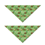 Cartoon Turtle Pattern Print Dog Bandana