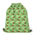 Cartoon Turtle Pattern Print Drawstring Bag