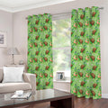 Cartoon Turtle Pattern Print Extra Wide Grommet Curtains