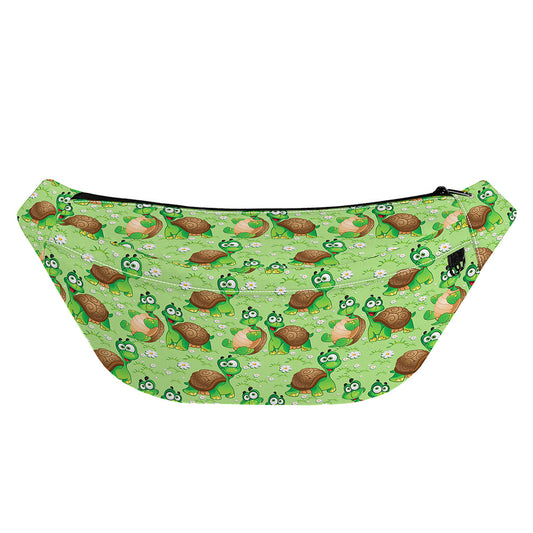 Cartoon Turtle Pattern Print Fanny Pack