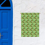 Cartoon Turtle Pattern Print Garden Flag