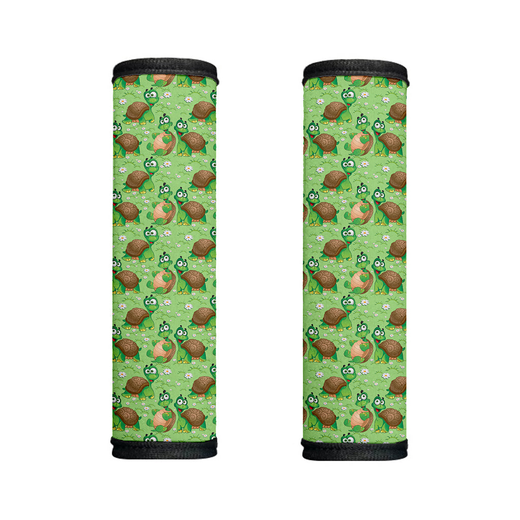 Cartoon Turtle Pattern Print Handle Covers