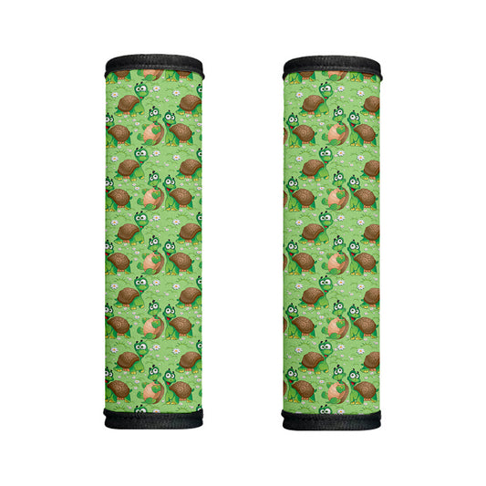 Cartoon Turtle Pattern Print Handle Covers