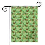 Cartoon Turtle Pattern Print House Flag
