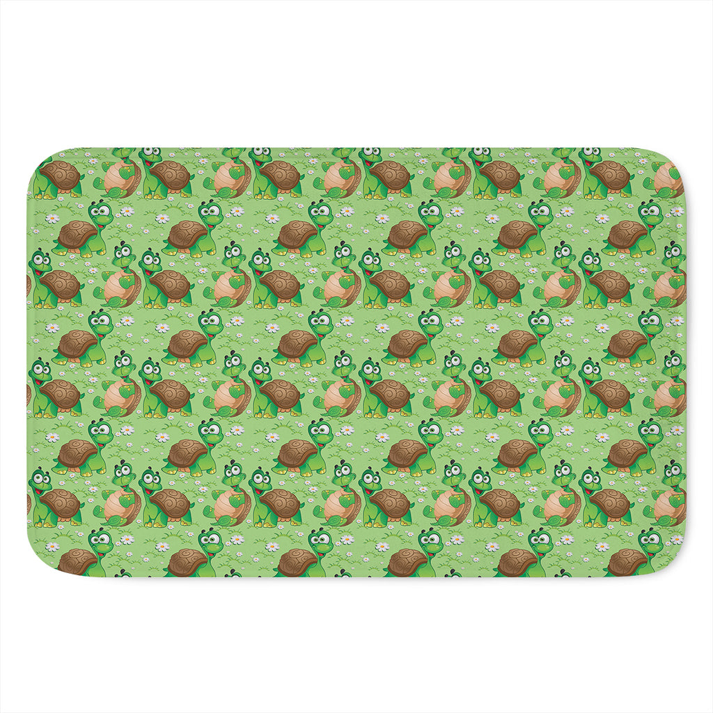 Cartoon Turtle Pattern Print Indoor Door Mat