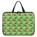 Cartoon Turtle Pattern Print Laptop Sleeve With Handle