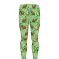 Cartoon Turtle Pattern Print Men's Leggings