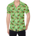 Cartoon Turtle Pattern Print Men's Shirt