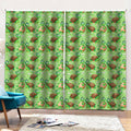 Cartoon Turtle Pattern Print Pencil Pleat Curtains