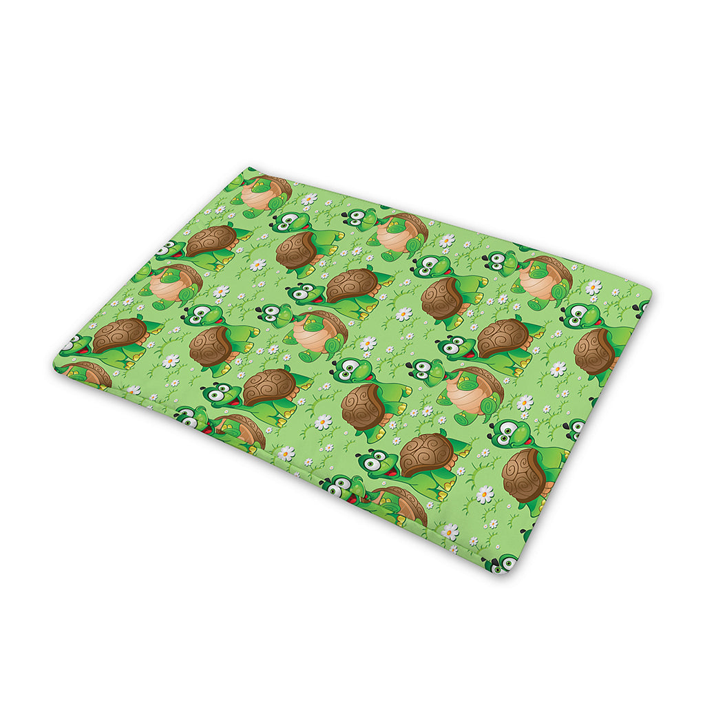 Cartoon Turtle Pattern Print Pet Cooling Mat Cover