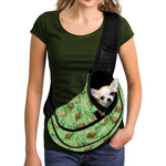 Cartoon Turtle Pattern Print Pet Sling Carrier