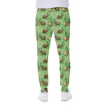 Cartoon Turtle Pattern Print Scuba Joggers