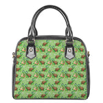 Cartoon Turtle Pattern Print Shoulder Handbag