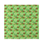 Cartoon Turtle Pattern Print Silk Bandana