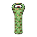 Cartoon Turtle Pattern Print Single Neoprene Wine Tote