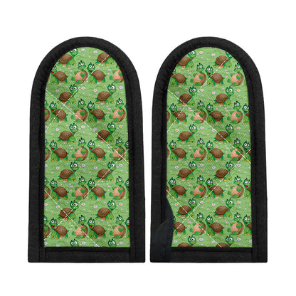 Cartoon Turtle Pattern Print Skillet Handle Cover