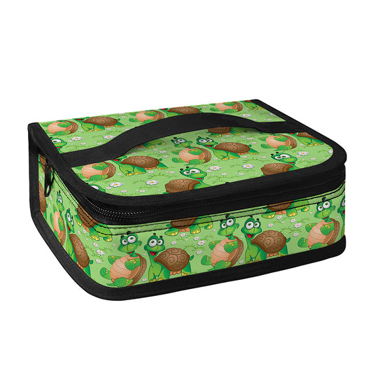 Cartoon Turtle Pattern Print Small Lunch Bag