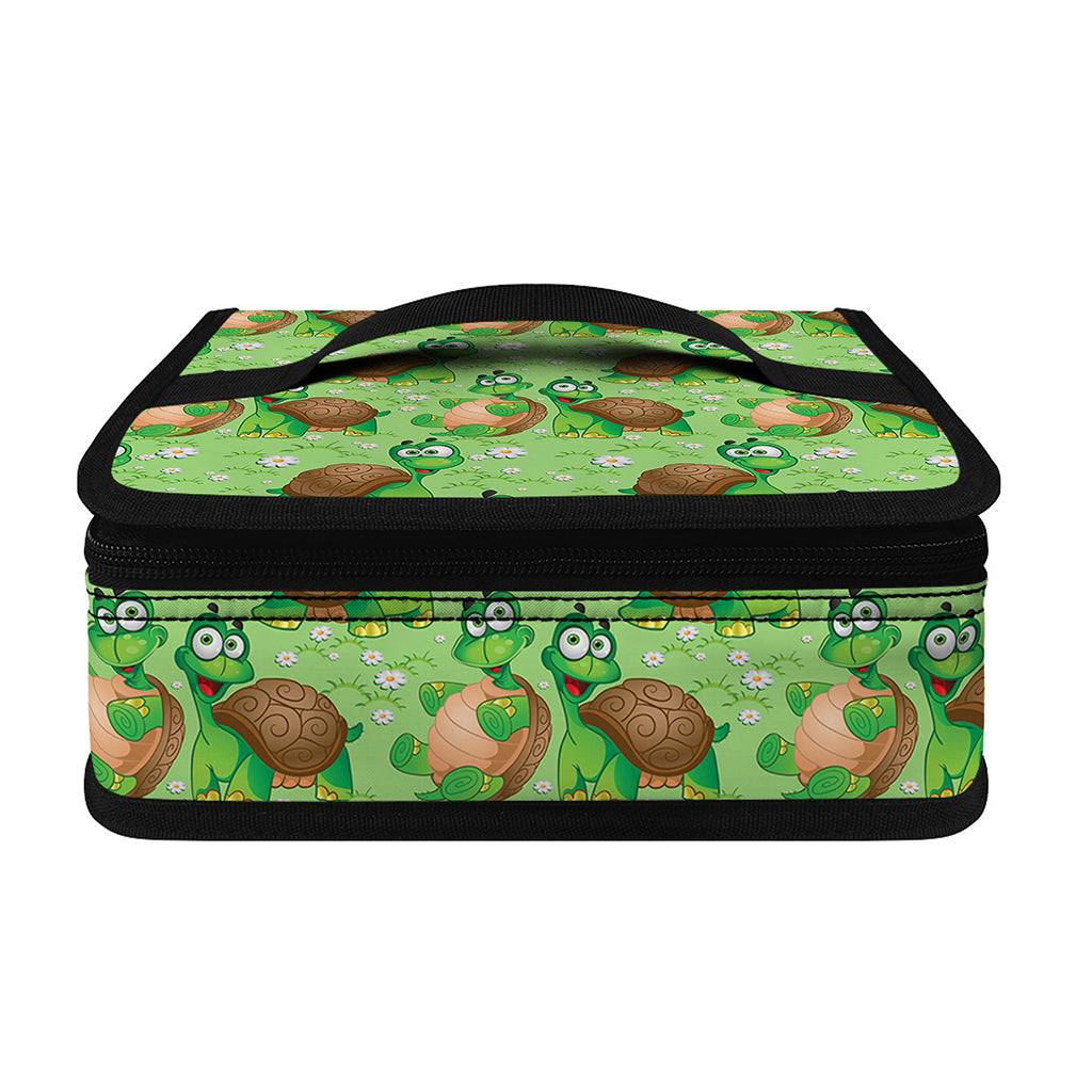 Cartoon Turtle Pattern Print Small Lunch Bag