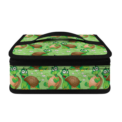 Cartoon Turtle Pattern Print Small Lunch Bag