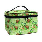 Cartoon Turtle Pattern Print Travel Makeup Bag