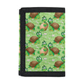 Cartoon Turtle Pattern Print Trifold Wallet