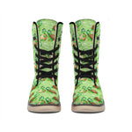 Cartoon Turtle Pattern Print Winter Boots