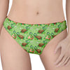 Cartoon Turtle Pattern Print Women's Thong