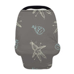 Cartoon Voodoo Doll Pattern Print Baby Seat Cover