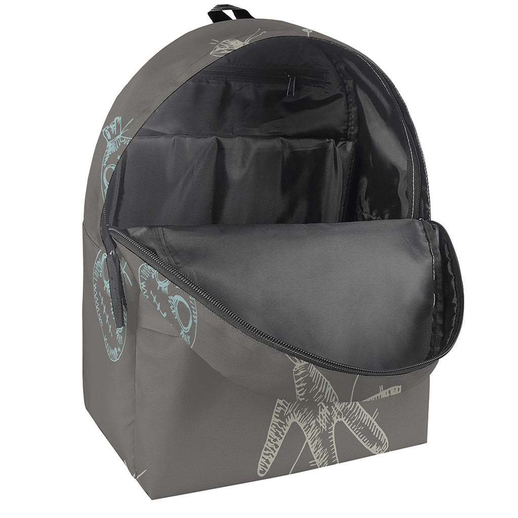Cartoon Voodoo Doll Pattern Print Backpack