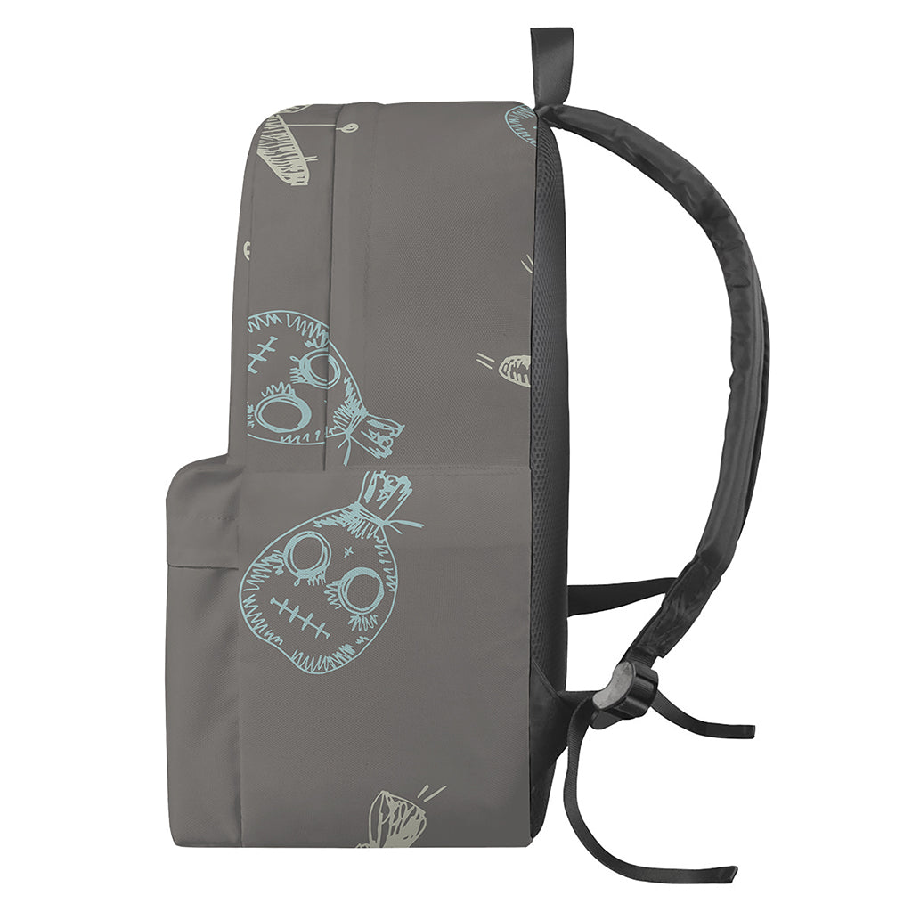 Cartoon Voodoo Doll Pattern Print Backpack