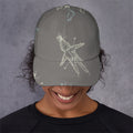 Cartoon Voodoo Doll Pattern Print Baseball Cap