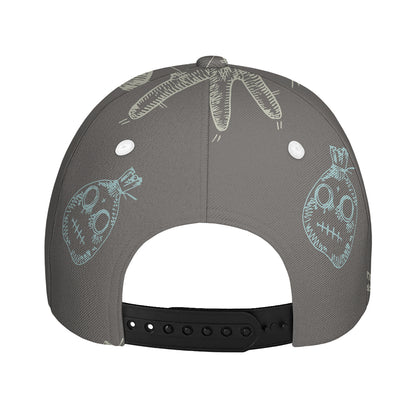 Cartoon Voodoo Doll Pattern Print Baseball Cap