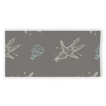 Cartoon Voodoo Doll Pattern Print Beach Towel