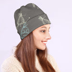 Cartoon Voodoo Doll Pattern Print Beanie