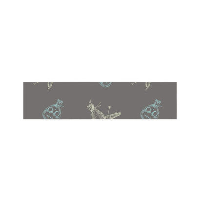 Cartoon Voodoo Doll Pattern Print Bed Runner