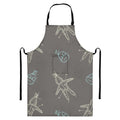 Cartoon Voodoo Doll Pattern Print Bib Apron With Pocket