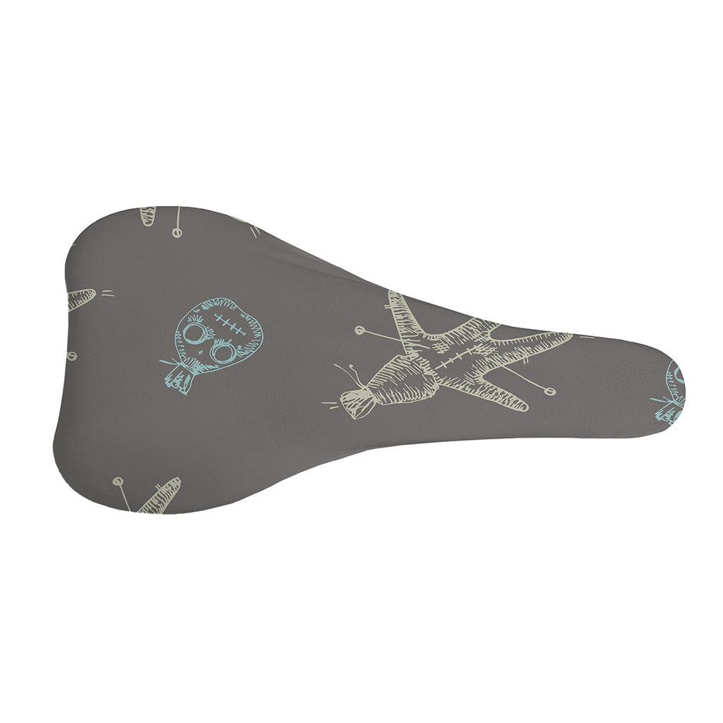 Cartoon Voodoo Doll Pattern Print Bicycle Seat Cover