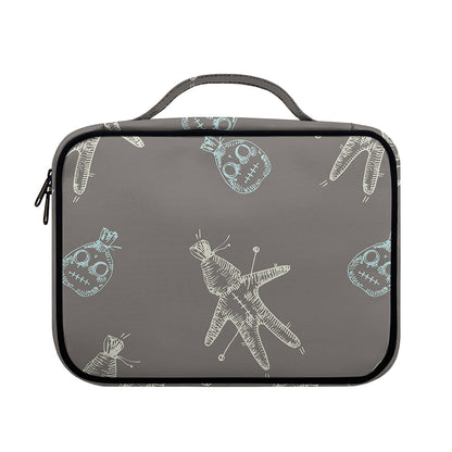 Cartoon Voodoo Doll Pattern Print Briefcase Bible Bag