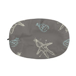 Cartoon Voodoo Doll Pattern Print Car Side Mirror Covers