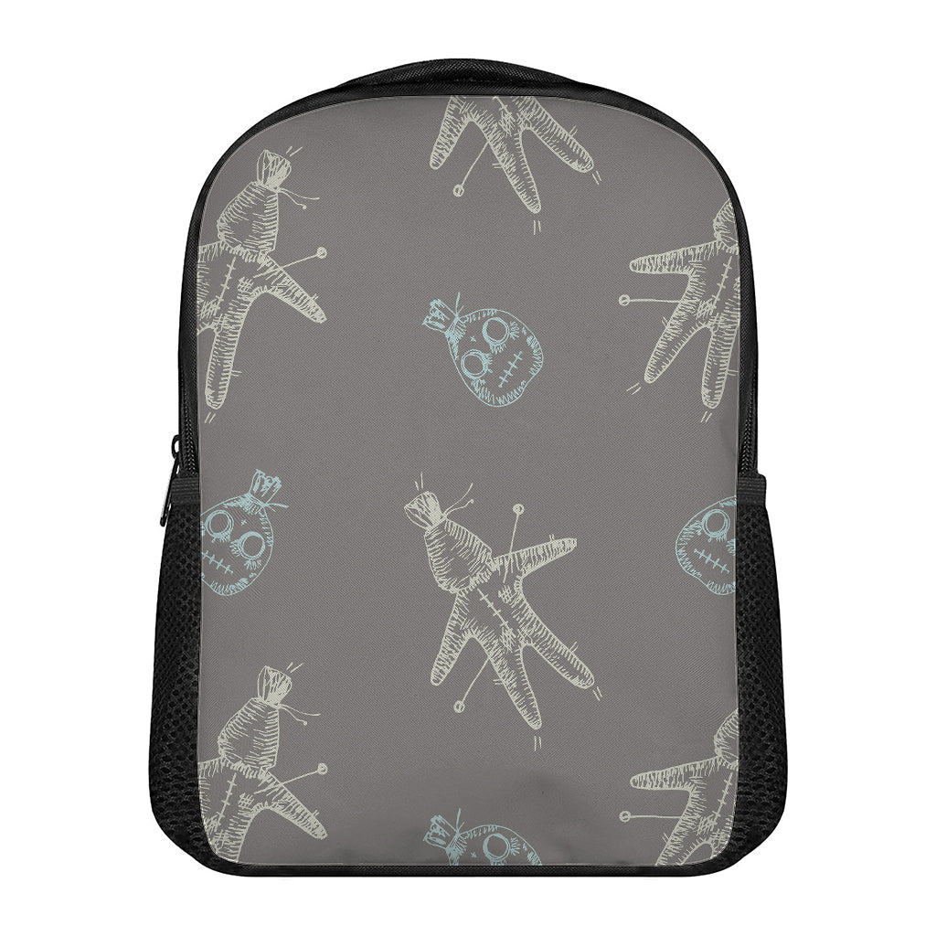 Cartoon Voodoo Doll Pattern Print Casual Backpack